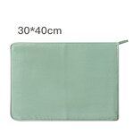 Cleaning Cloth Manufacturer - Microfiber Two-Color Thick Magic 30 * 40cm Green Khaki Purple Pink for Kitchen Use