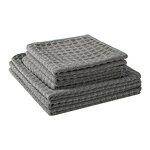 Microfiber Cloth Manufacturer - Wholesale Waffle Bar Coffee Machine Cleaning Absorbent Cotton Kitchen Dish Towel