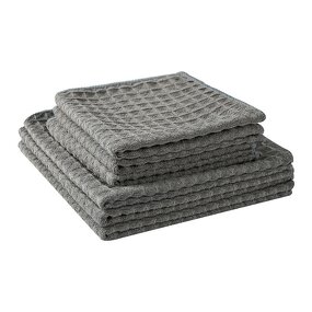 Microfiber Cloth Manufacturer - Wholesale Waffle Bar Coffee Machine Cleaning Absorbent Cotton Kitchen Dish Towel