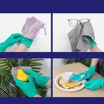 Microfiber Cleaning Cloth Manufacturer - Customized Logo Car Glasses Wine Glass Kitchen Towel Square Shape Without Leaving
