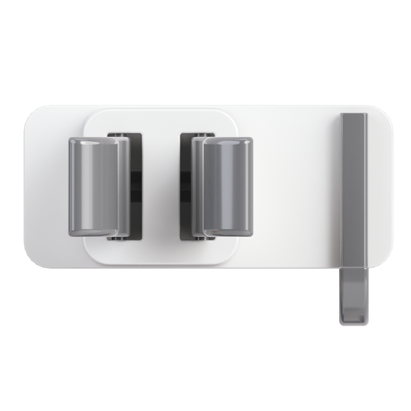 Broom Hanger Manufacturer - Hot Sale Plastic Wall Mounted Seamless Broom Holder and Mop Grip Storage for Kitchen and