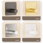 Wall Hanging Manufacturer - Detachable Iron Coated Nail Free Traceless Door Back Belt Key Clothes Creative Cartoon Door