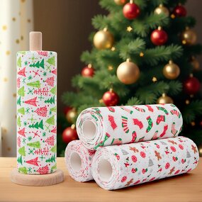 Microfiber Cleaning Cloth Manufacturer - Customizable Strong Water Absorption Roll Quick-Drying Reusable for Vehicle Kitchen