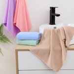 Facial Towel Manufacturer - High Density Coral Velvet Soft and Absorbent Knitted Household Bathing Towels
