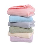 Bathroom Towel Set Manufacturer - Edgeless Microfiber Coral Fleece Soft Polyester Knitted Bath Towels