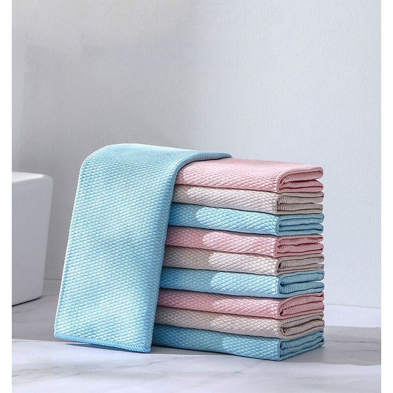 Microfiber Cloth Manufacturer - Fish Scale Supply Towel Cloth Towel Cleaning Rags