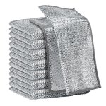 Microfiber Dishwashing Rags Manufacturer - Polyester Multipurpose Wet Dry Kitchen Cleaning Cloths for Dry Wet Dishes Wire