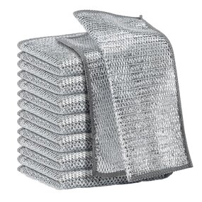 Microfiber Dishwashing Rags Manufacturer - Polyester Multipurpose Wet Dry Kitchen Cleaning Cloths for Dry Wet Dishes Wire