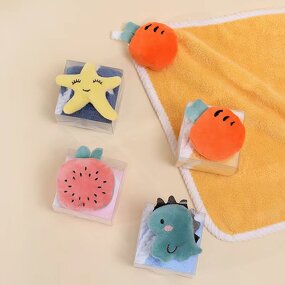 Hand Bath Towel Manufacturer - Custom Colorful Cartoon Coral Fleece Microfiber for Bathroom Use
