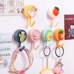 Adhesive Hooks Manufacturer - Creative Cartoon for Doors Walls in Dormitories Kitchen Bathroom Wardrobes No Punching Key