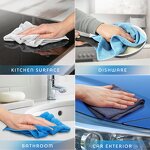 Cleaning Cloth Manufacturer - Microfiber Multi-functional Household Table Dish Washing Scouring Pad Thickened Water-absorbent