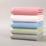 Bath Towel Manufacturer - 100% Cotton Knitted Waffle Fabric Premium Handmade Towels