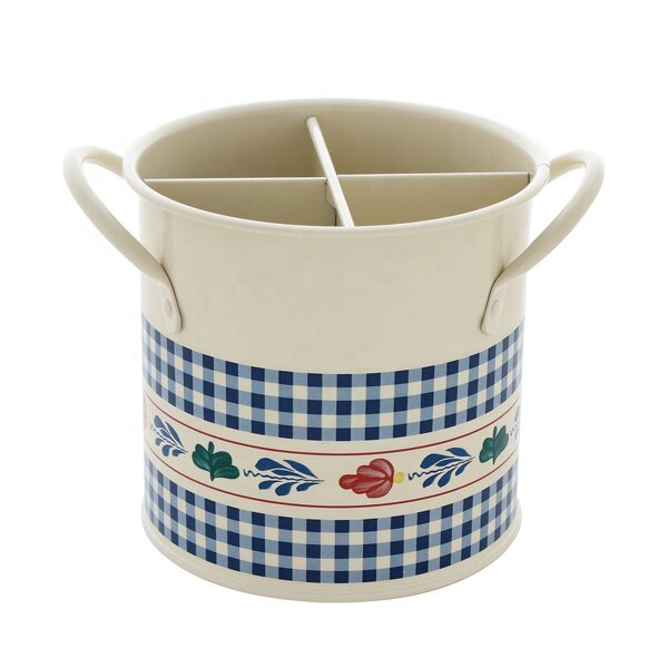 Tableware Manufacturer - American Country Style Retro Chopsticks Cage Drain Knife Fork Kitchen Baking Supplies Storage