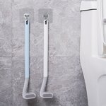 Toilet Cleaning Brush Manufacturer - Hot Selling Long Handle Silicone Golf Design