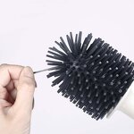 Toilet Brush Set Manufacturer - Silicon Ventilation with Holder Bathroom Cleaning Brushes
