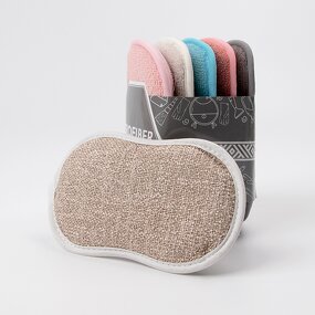 Dishwashing Sponge Manufacturer - Direct Supply by Manufacturer Double-Sided Blocks for Household Kitchen Made of Polyester