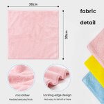 Kitchen Cleaning Towels Manufacturer - High and Low-density Lint-free Cleaning Cloths Microfiber Dishcloths for Washing Dishes