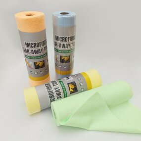 Car Washing Towel Manufacturer - Tear-off Roll Packaging Cleaning Cloth