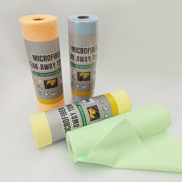 Car Washing Towel Manufacturer - Tear-off Roll Packaging Cleaning Cloth