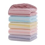 Face Towels Manufacturer - Wide and Narrow Coral Velvet Soft Knitted Absorbent for Quick Dry Thickened Household