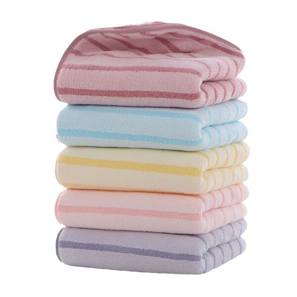 Face Towels Manufacturer - Wide and Narrow Coral Velvet Soft Knitted Absorbent for Quick Dry Thickened Household