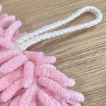 Hand Towel Manufacturer - Japanese Cartoon Chenille Solid Colorful Hand Ball for Household & Children's Bathroom Kitchen