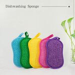 Dishwashing Sponge Manufacturer - Wholesale Kitchen Household Thick Strong Absorbent Towel Double-Sided Scouring Pad