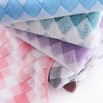 Bathroom Sets Manufacturer - High Quality Polyester Knitted Facial Towels in Gift Box