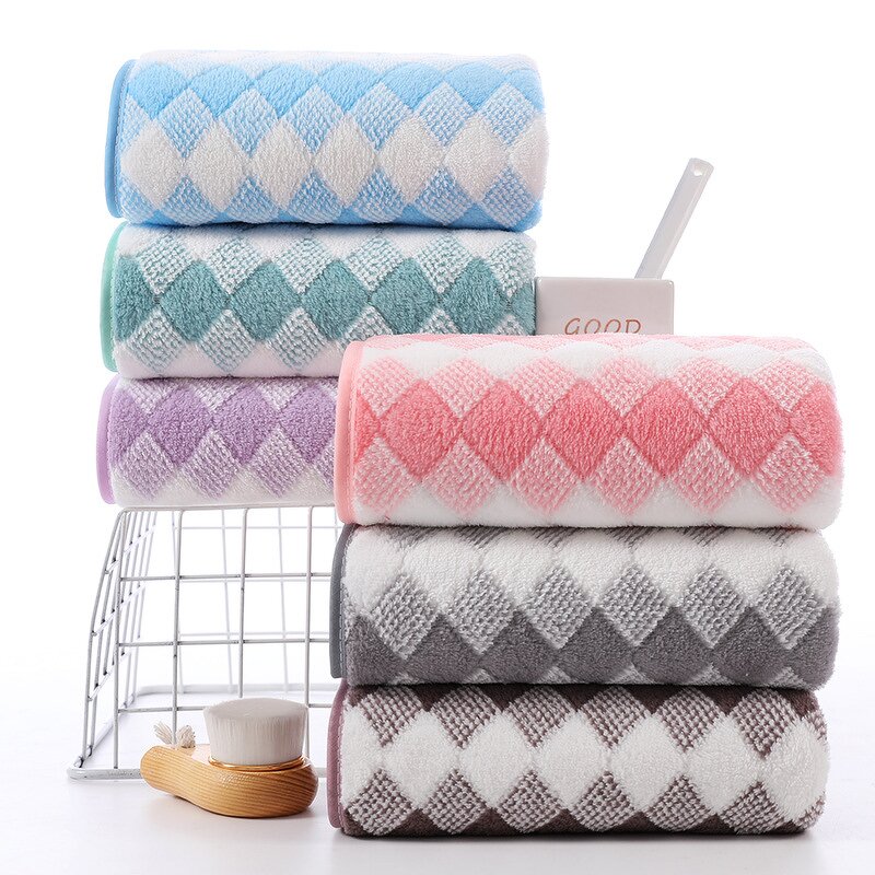 Bathroom Sets Manufacturer - High Quality Polyester Knitted Facial Towels in Gift Box