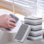 Cleaning Sponge Manufacturer - Thickened Dish-washing Kitchen Double-layer Cotton Sink Dish Pot