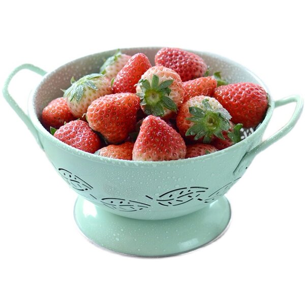 Vegetable Colander Manufacturer - Kitchen Enamel Carbon Steel Metal Fruit with Handle