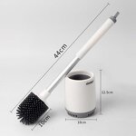 Toilet Brush Set Manufacturer - Silicon Ventilation with Holder Bathroom Cleaning Brushes
