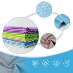 Microfiber Cloth Manufacturer - Roll Shaped Fish Scale Hand Torn Thick Style Glass Kitchen Lazy Dishwashing for Water Stains