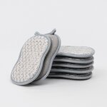 Sponge Dishwashing Brush Manufacturer - Silver Wire Thickened Multifunctional Double-Sided Polyester Cloth Replaces Steel