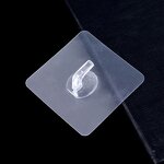 Wall Hook Manufacturer - PVC Plastic Sticky Adhesive Hanger for Kitchen Bathroom Wardrobe Living Room Convenient Cleaning