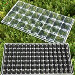Seedling Trays Manufacturer - 72 98 105 128 200 288 Cells Plastic Nursery for Planting Tomato Broccoli Chilli Marigold