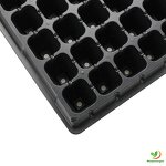 Seedling Tray Manufacturer - Round 50 72 105 128 200 Cells Plastic Starter Wholesale for Vegetable Flower Seed Germination