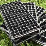 Seedling Tray Manufacturer - 72 105 128 200 Holes Ps Seed Planter Nursery for Plants Fruits Vegetable Flower