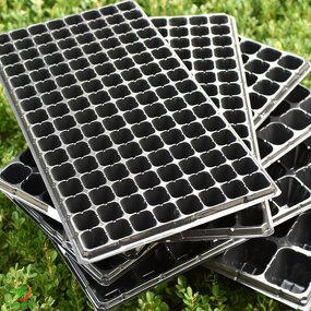 Seedling Tray Manufacturer - 72 105 128 200 Holes Ps Seed Planter Nursery for Plants Fruits Vegetable Flower