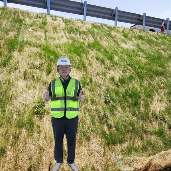 Geotextile Manufacturer - 350g 300g 200g Coir Mat with Jute for Slope Protection River Bank Erosion Control