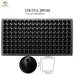 Seedling Tray Manufacturer - 72 98 105 128 200 288 Cells Plastic Nursery for Corn Tomato Broccoli Flower Fruits Seed