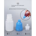 Eye Drop Bottle Manufacturer - HDPE Mini Wholesale 5ml 10ml 15ml 20ml 30ml Plastic Squeeze Nozzle Tip Easy Open for