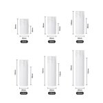 Airless Pump Bottle Manufacturer - Free Sample 30ML-200ML PP White with Screen Printing for Lotion Thickened Face Cream