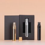 Perfume Bottle Manufacturer - 3ml 5ml 10ml Refillable Round Glass with Box for Small Sample Test Screen Printing