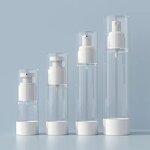 Serum Bottle Manufacturer - Airless Silk Screen Printing Pump Sprayer 15ml to 120ml Plastic Bottles for Cosmetic Skin Care