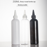 Hair Oil Bottle Manufacturer - Customizable 3oz 4oz 5oz 8oz 12oz Clear Amber PET Plastic With Twist Top Cap Squeeze for