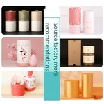 Paper Tube Manufacturer - Custom Strong Kraft Cardboard Child-Resistant Cylinder Cosmetics Lipstick Perfume Vanishing
