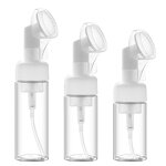 Foaming Bottle Manufacturer - Facewash Cleanser PET Plastic 80ml/100ml/120ml/150ml/200ml/250ml Silicone Brush Pump
