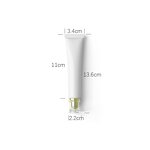 Eye Ointment Tube Manufacturer - White 30ml Squeeze Soft Cosmetic Plastic with Aluminum PBL 30g Tall Thin for Sunscreen and