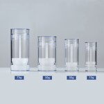 Plastic Container Manufacturer - 15ml 30ml 50ml 75ml ABS Twist-up Bottom Refillable Stick Deodorant Skin Care Including